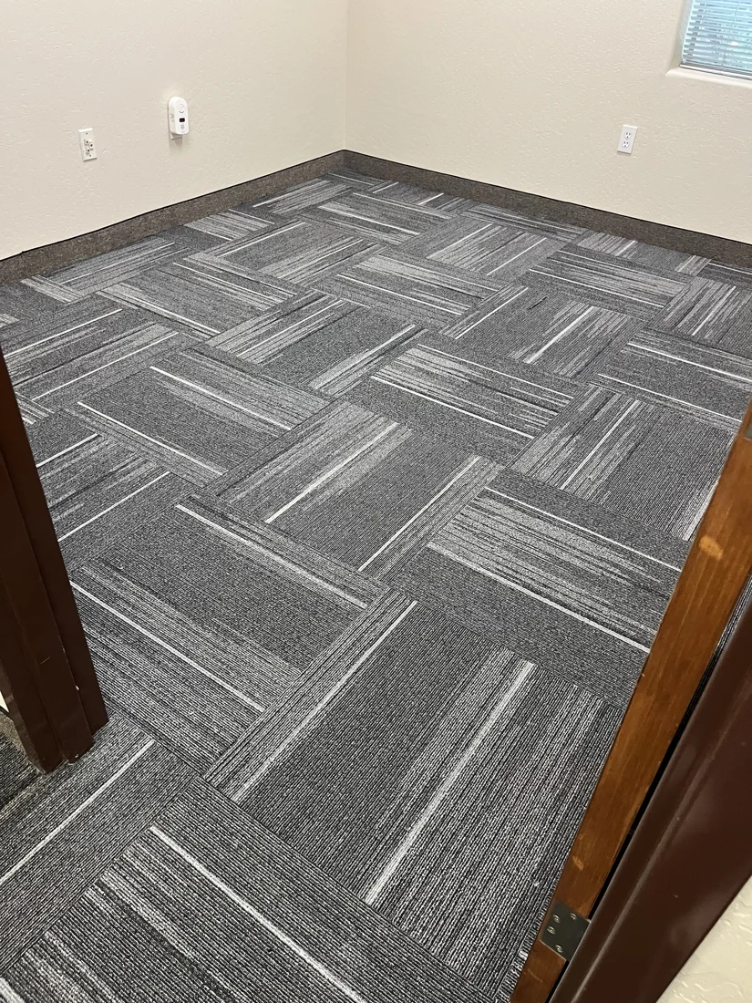 Commercial installation by Arizona Preferred Flooring
