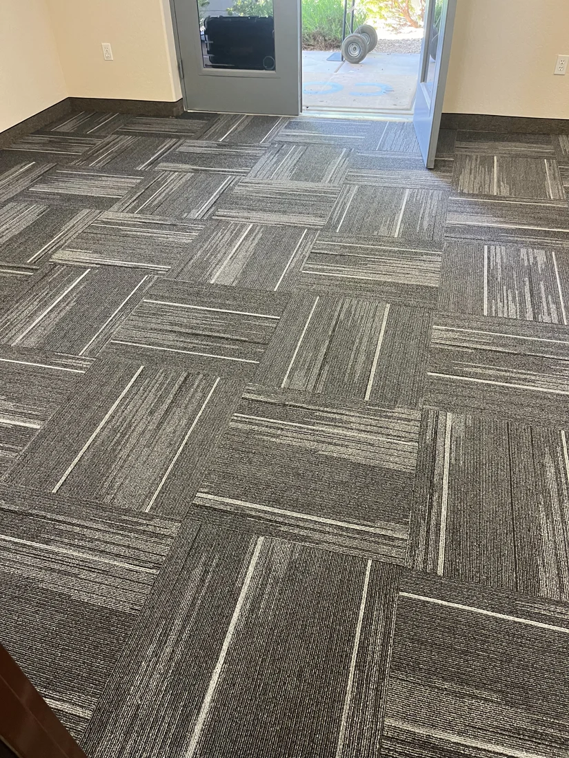 Commercial installation by Arizona Preferred Flooring