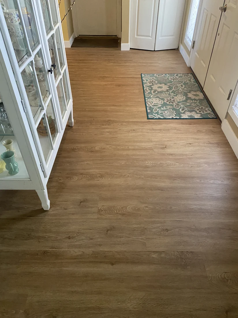 LVP installation by Arizona Preferred Flooring