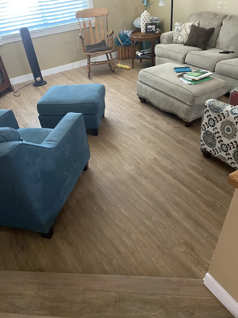 LVP installation by Arizona Preferred Flooring