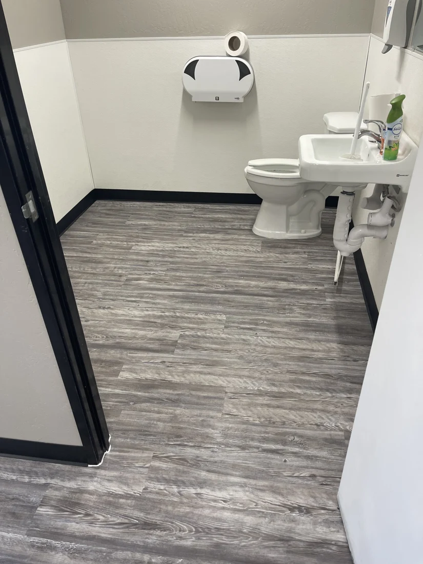 LVP installation by Arizona Preferred Flooring