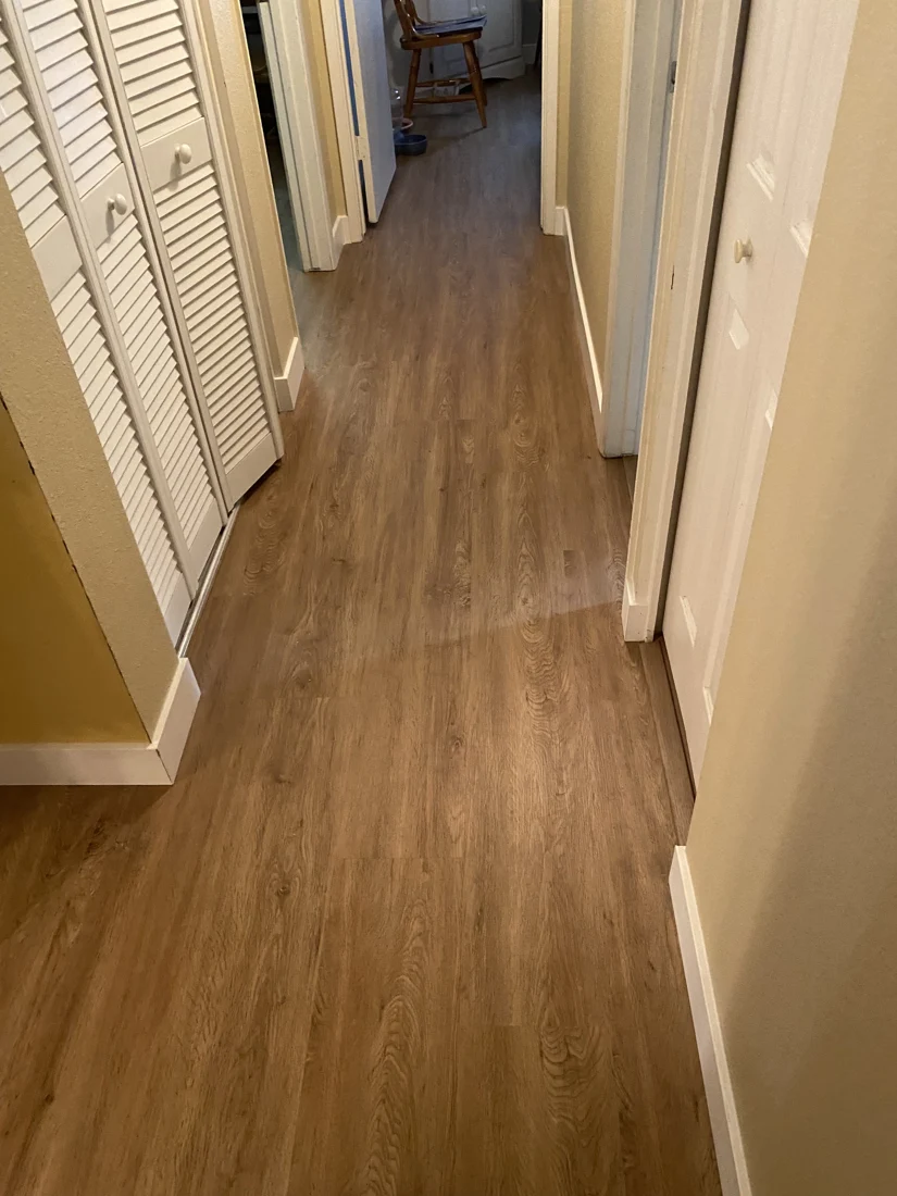 LVP installation by Arizona Preferred Flooring